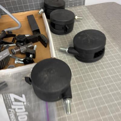 Hooks, Wheels and Clamps