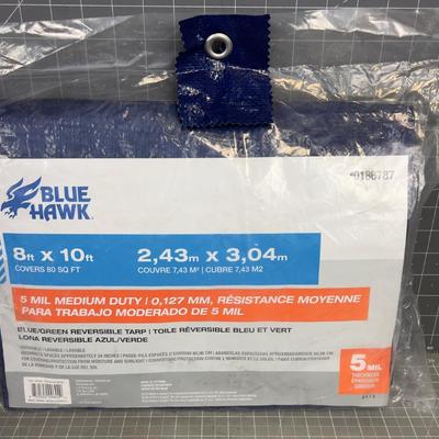 8 X 10 Tarp BLUE new