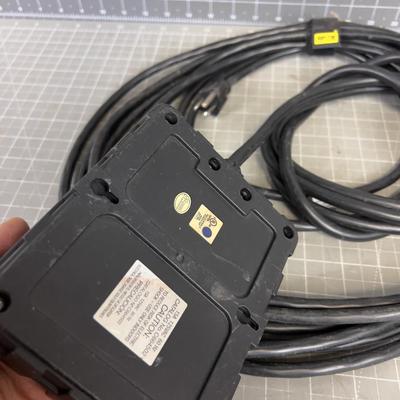 Plug Multiplier and Black Extension Cords 