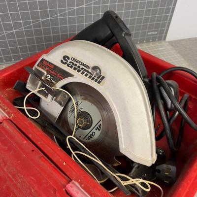 Craftsman Circular Saw With Case