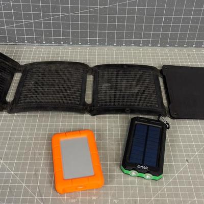 Battery Packs and Portable Solar Chargers 