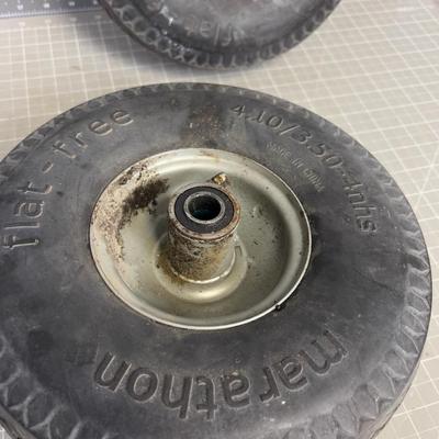 Flat Free Tires, 10" For Wagon Cart or Something. 