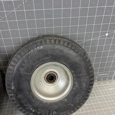 Flat Free Tires, 10" For Wagon Cart or Something. 