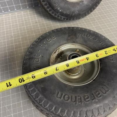 Flat Free Tires, 10" For Wagon Cart or Something. 