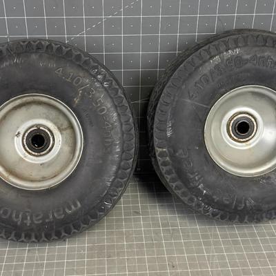 Flat Free Tires, 10" For Wagon Cart or Something. 