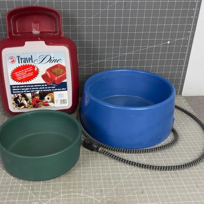 Animal Bowls; water and food