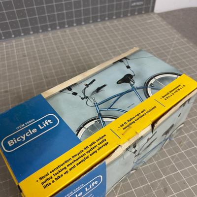 Bicycle Lift; Pulley System, New 