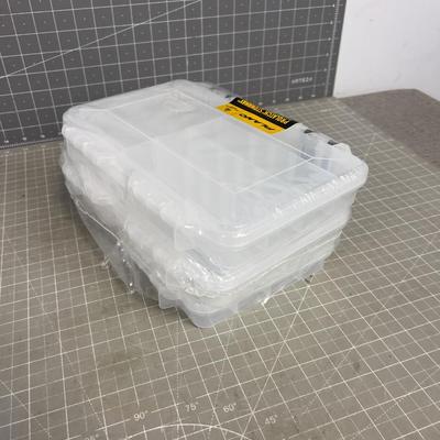 3 Plano Stow-Away Boxes NEW 