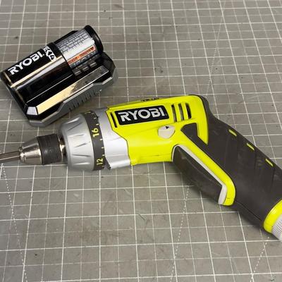 RYOBI 4 Volt Cordless Screwdriver