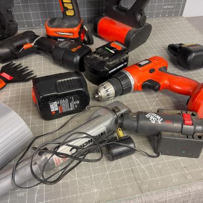 Great Big Pile of CORDLESS TOOLS 