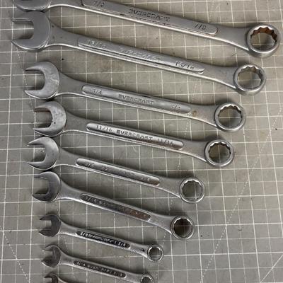 EVER CRAFT SAE Combination  Wrenches. 