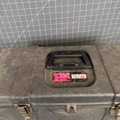 Tool Box, Plastic with Tool Tray 