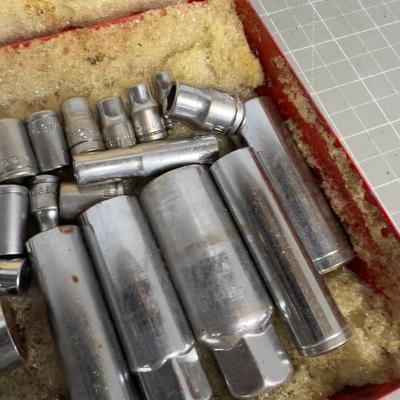 Socket Wrenches in a Case