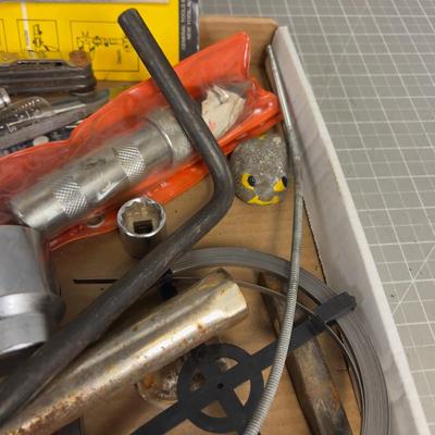 Mixed Tray of Tools; Wrenches and other Mechanic Tools