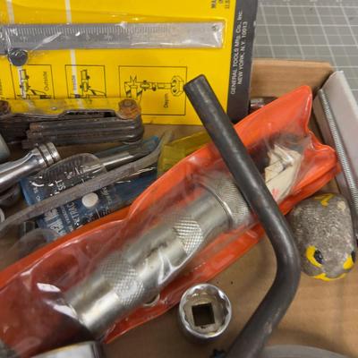 Mixed Tray of Tools; Wrenches and other Mechanic Tools