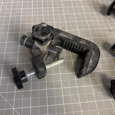 Heavy Duty Stage Lighting Clamps (5) 