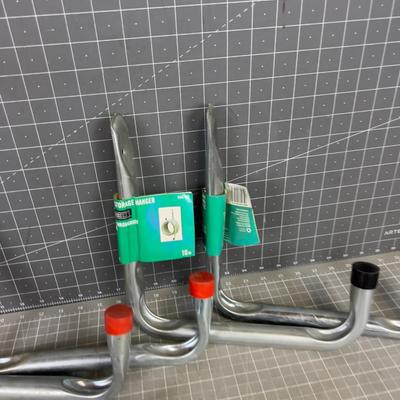 (6) - 10" Utilities Hooks;  for Garage, Ladders etc.