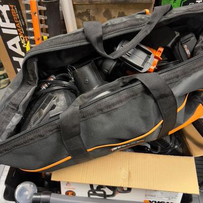 IWORX Cordless Electric Tools Both Yard and Garage Tools plus batteries and chargers