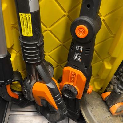 IWORX Cordless Electric Tools Both Yard and Garage Tools plus batteries and chargers
