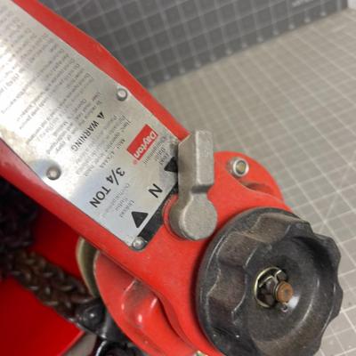 Dayton 3/4 Ton Chain HOIST 