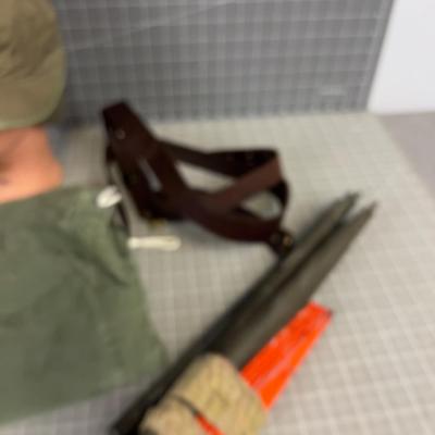 Military Items; Tent Poles and Duffel Bags
