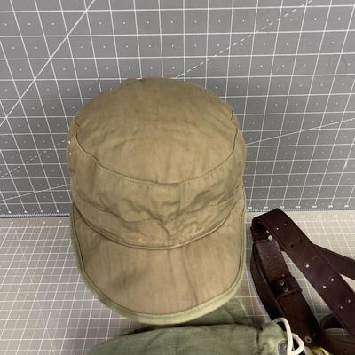 Military Items; Tent Poles and Duffel Bags