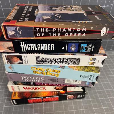 Lot of Collectible VHS Tapes 