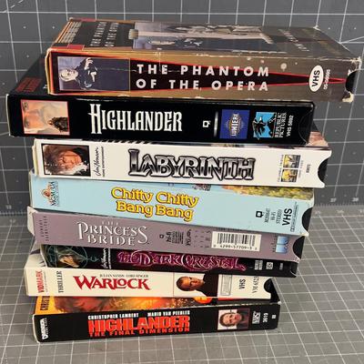 Lot of Collectible VHS Tapes 