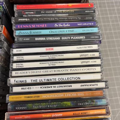 Tray full of CD's; Country and Rock