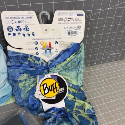 3 Gaiters; UV Protection / Mask, NEW 