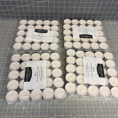 200 Tea Lights Votives 