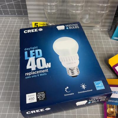 Light Bulbs LED Mostly, NEW