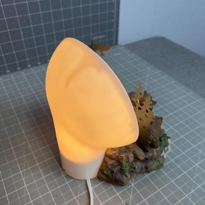 Tabel Lamp or Nite Light, Resin Bear Theme