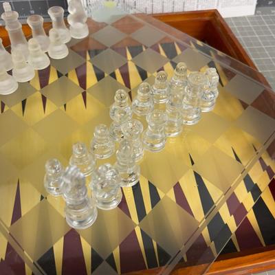 CHESS Board with Glass Pieces