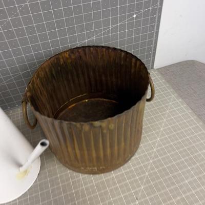 Planter and Watering Can 