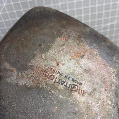 2 Cast Iron Skillets - Round and Square 