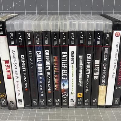 Large Lot of PS3 Games 