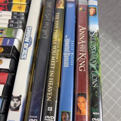 Tray of DVD's 