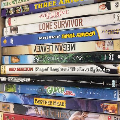 Tray of DVD's 