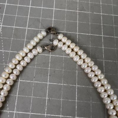 Pearl Necklaces - 2 Separate Strands