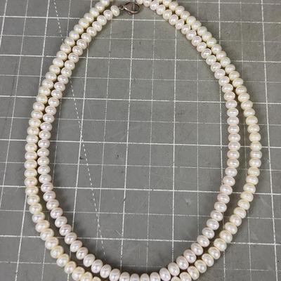 Pearl Necklaces - 2 Separate Strands