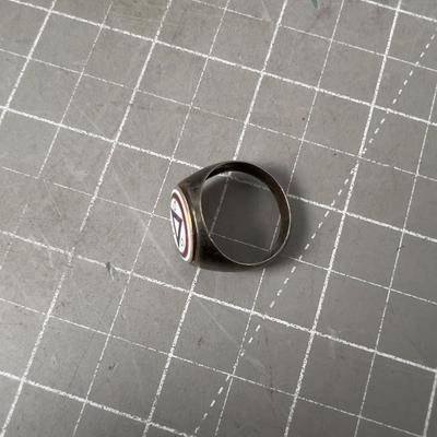 RING with TRIANGLE C S G - Probably Masonic 