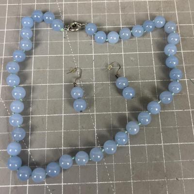 Nice Stone Blue Necklaces 