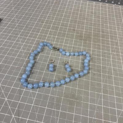 Nice Stone Blue Necklaces 