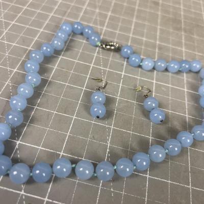 Nice Stone Blue Necklaces 