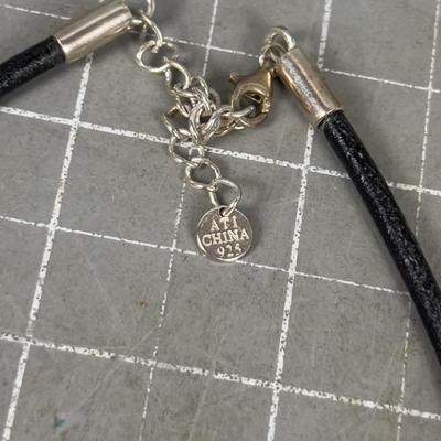 COIN Foreign  - Sterling Silver on the Ends plus the Coin is in Silver Necklace