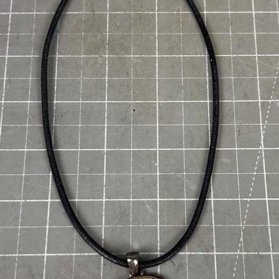 COIN Foreign  - Sterling Silver on the Ends plus the Coin is in Silver Necklace