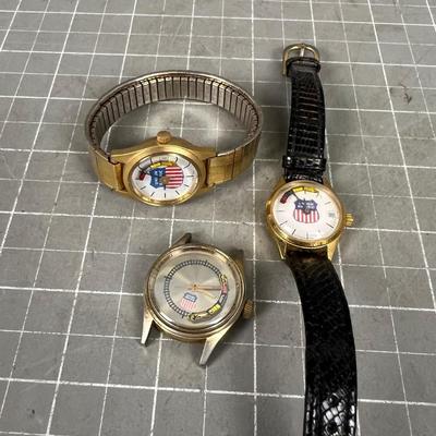 3 Union Pacific WOMEN'S Watches, COLLECTIBLE!!