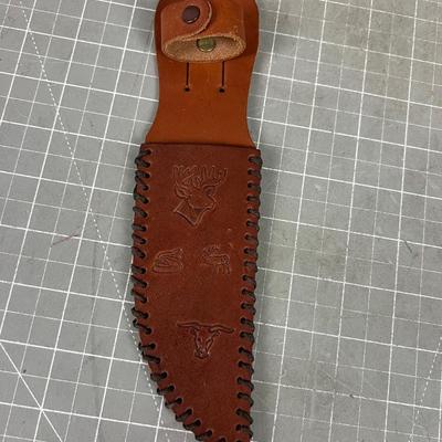 Hand Tooled Leather Sheath 