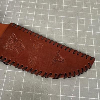Hand Tooled Leather Sheath 